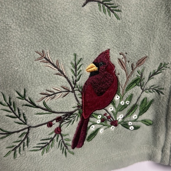 Croft & Barrow Woman Embroidered birds. Sz 2X, very good condition - Picture 4 of 8